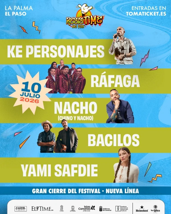 ResisTime Live Fest La Palma, Julio 2026